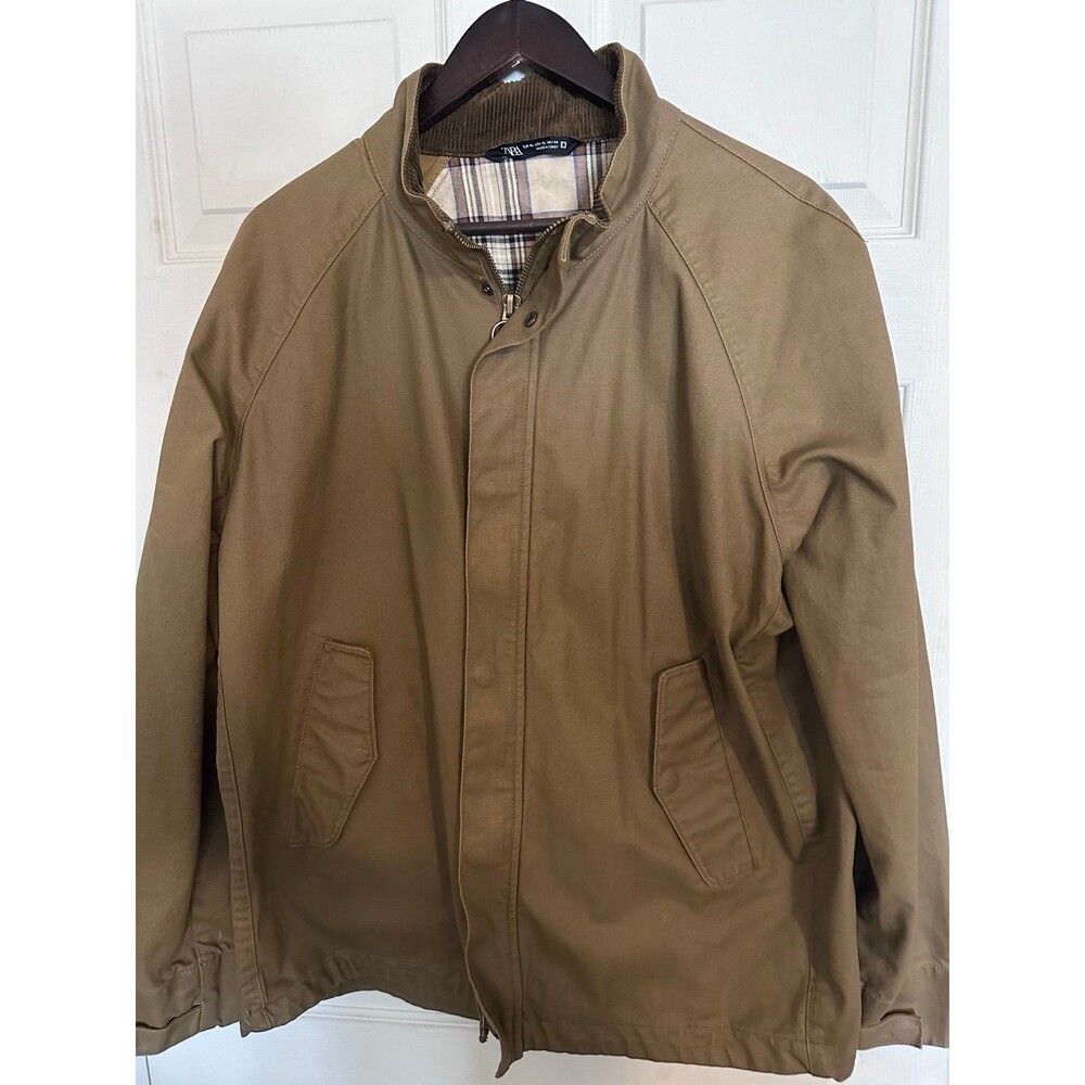 Zara waxed jacket men